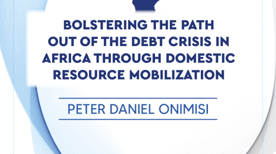 Bolstering the path out of the debt crisis in Africa through domestic resource mobilization